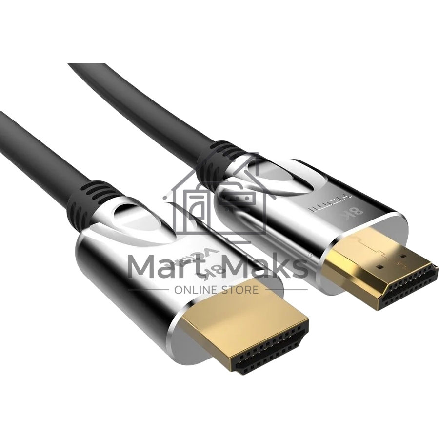 Кабель HDMI 19M/M,ver. 2.1, 8K@60 Hz 1.5m VCOM <CG862-1.5M> VCOM/TELECOM