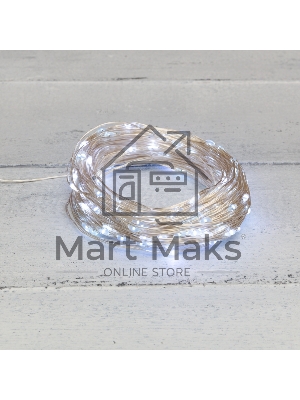 Гирлянда Роса с трансформатором 50 м, 500 LED, белое свечение Neon-night