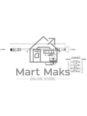 Патч-корд Hyperline U/­UTP, Cat.5е, LSZH, 1 м, красный 