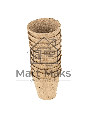 Горшочек для рассады, 80х80 мм, торфяной, 10 шт. Россия