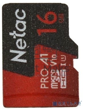 Флеш-накопитель NeTac Карта памяти Netac MicroSD P500 Extreme Pro 16GB, Retail version card only