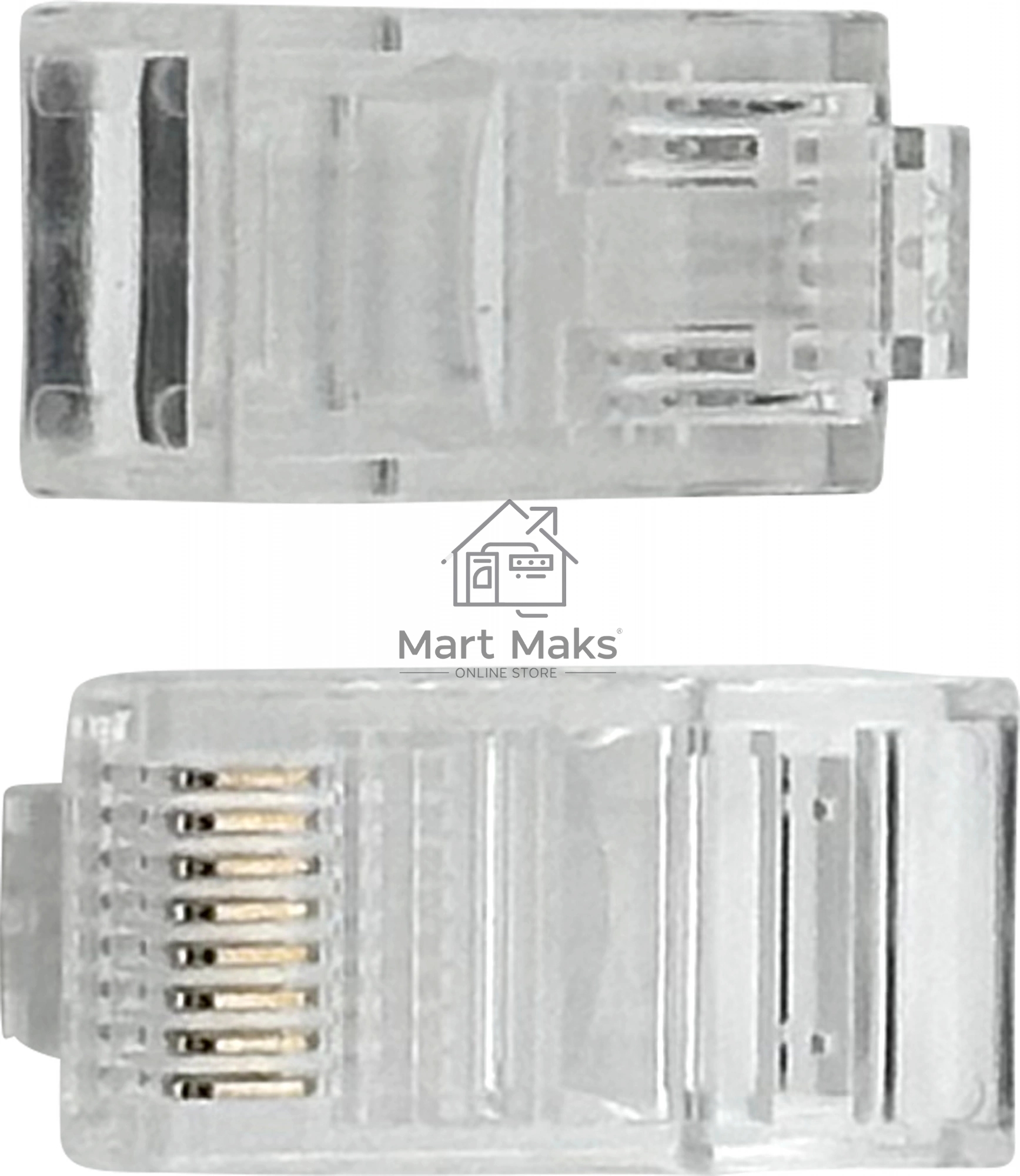 Коннектор Buro (BU-CONRJ45-20PCS) RJ45 прозрачный (упак.:20шт)
