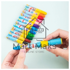 Масляная пастель Deli EC009-12 Super Wings шестигранные 12цв. картон.кор./европод.