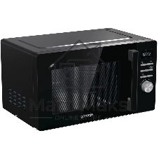 Микроволновая печь Gorenje MO23A3BH черный, 23 л, 800 Вт, переключатели - кнопки, поворотный механизм