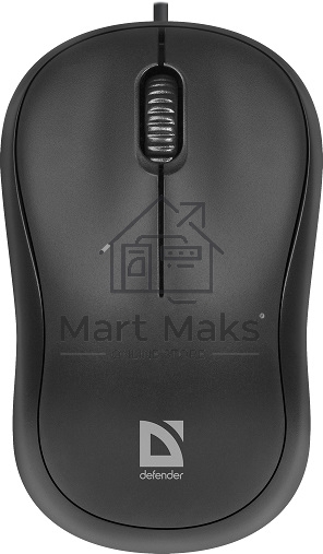 Мышь проводная Defender Patch MS-759 черный, 1000 dpi, USB, кнопки - 3