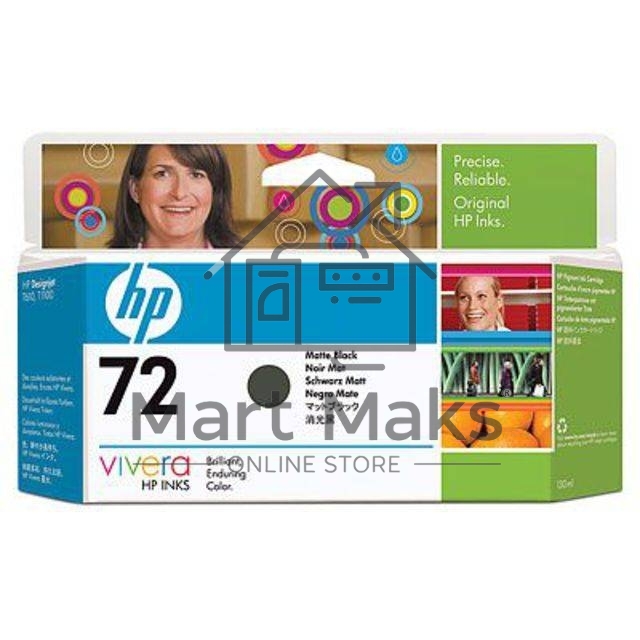 Картридж струйный HP №72 C9403A черный матовый для HP DJ T1100/T610 (130мл)
