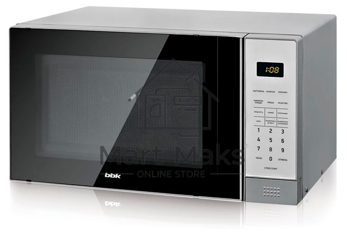 Микроволновая печь BBK 20MWS-729S/BS 20л. 700Вт серебристый/черный