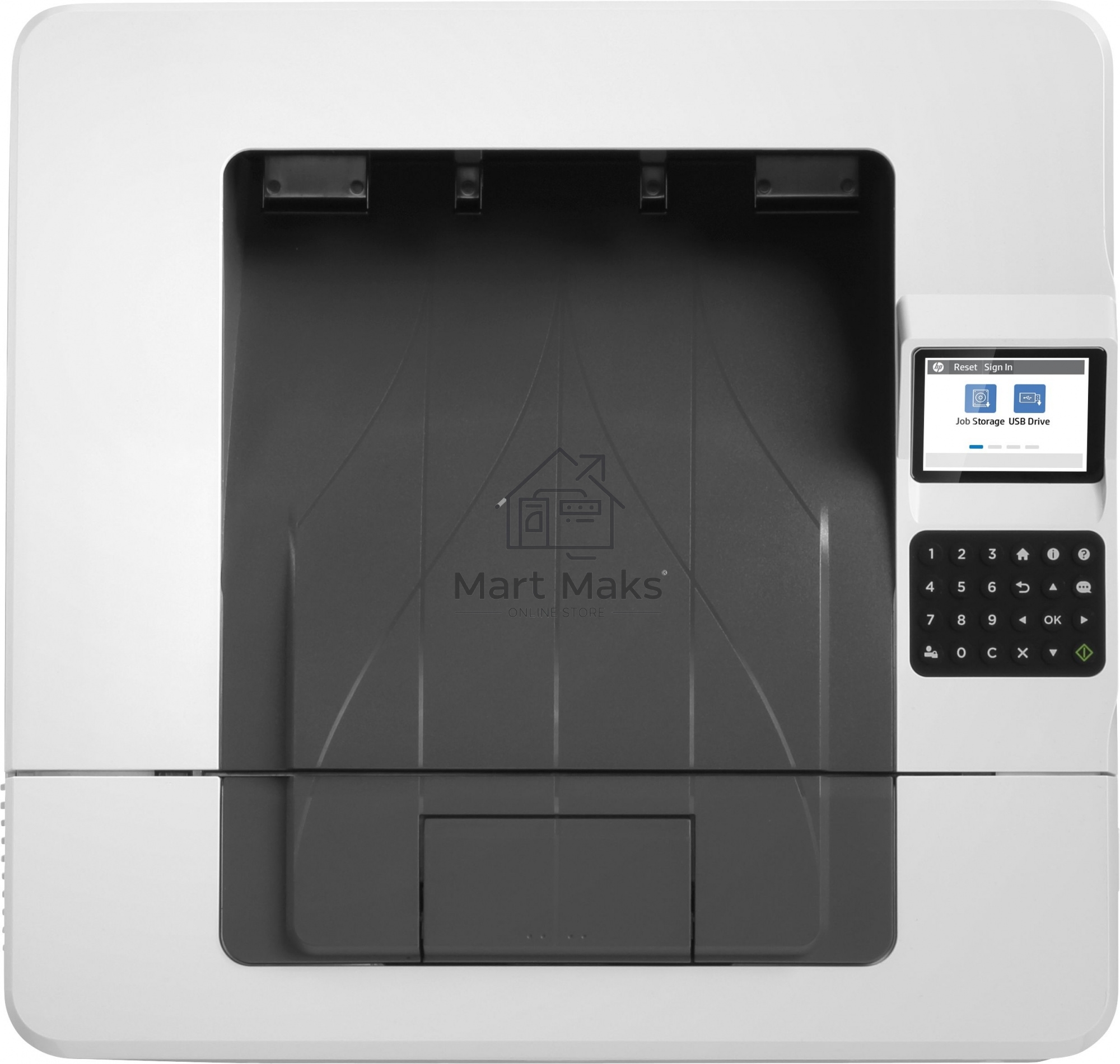 Принтер лазерный HP LaserJet Enterprise M406dn (3PZ15A), A4, ч/б, печ. до 40 стр/мин., 1200 x 1200 dpi, USB, RJ-45, Air Print, Mopria