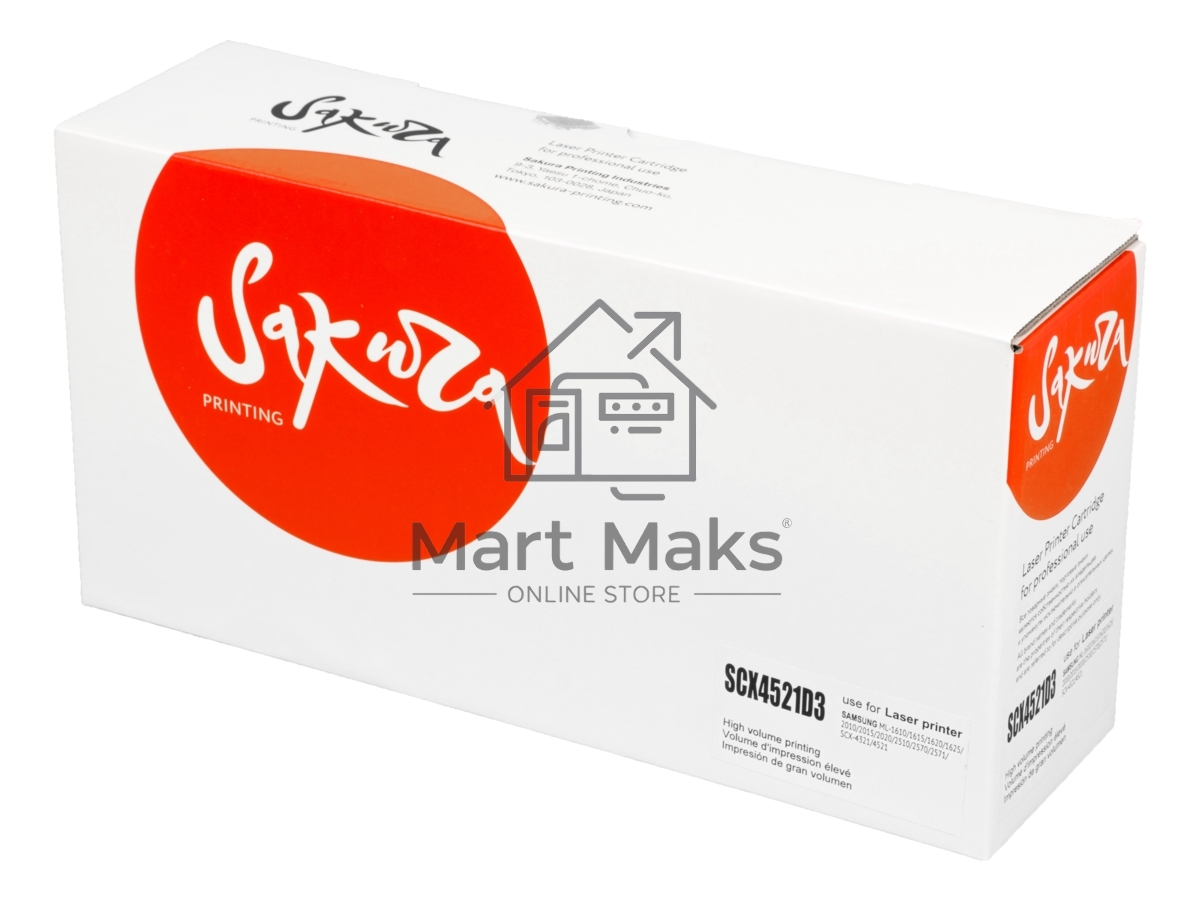 Картридж Sakura SCX4521D3 для SCX-4321/SCX-4521F/SCX-4721F, черный, 3000 к.