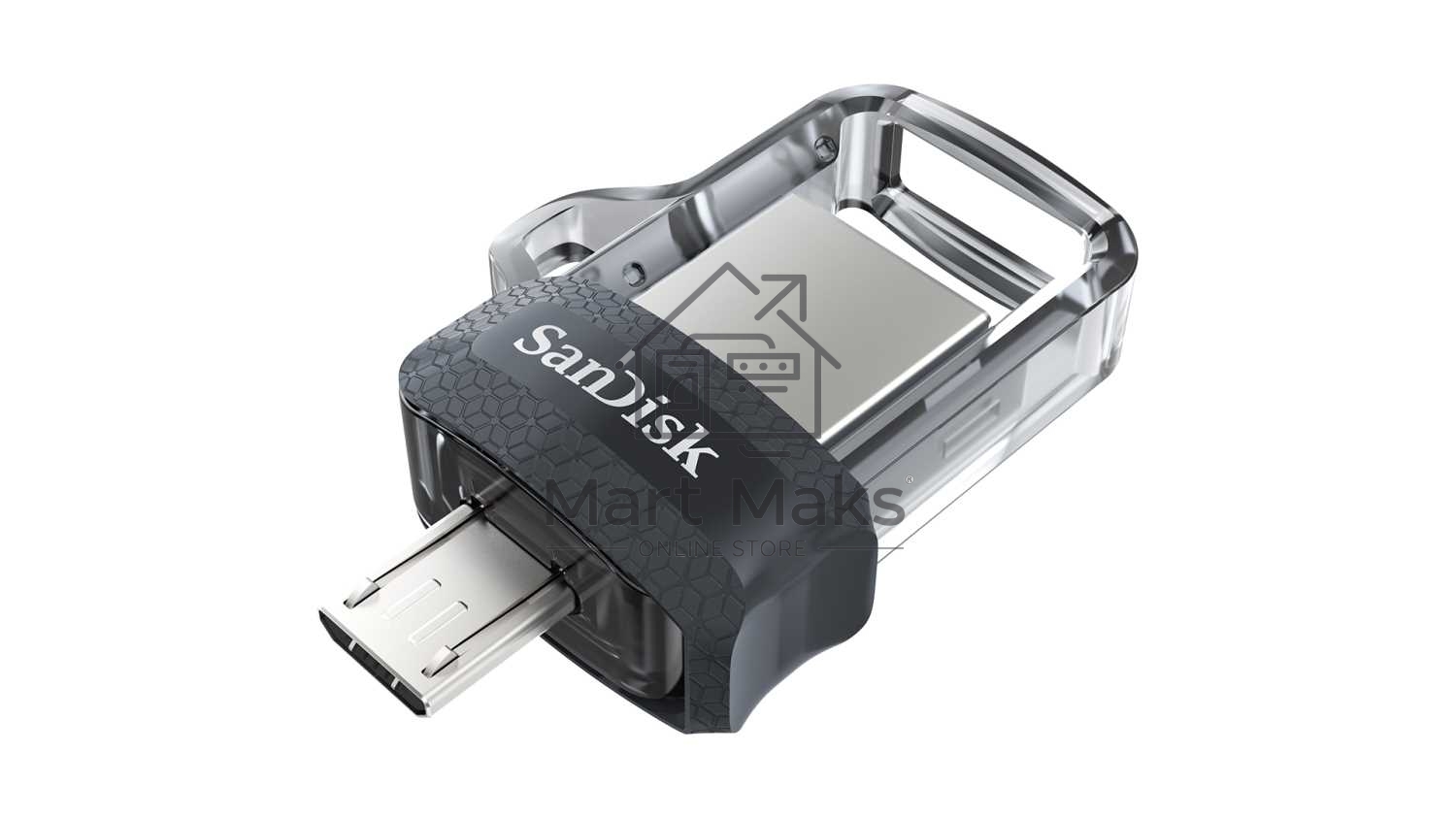 Флешка USB R/W R/W 32GB SanDisk Ultra Android Dual Drive OTG, m3.0/USB 3.0, Black