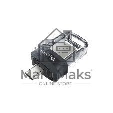 Флешка USB SanDisk DD3 Ultra (SDDD3-032G-G46), 32Gb, USB 3.0/microUSB, R/W 130/30, черный