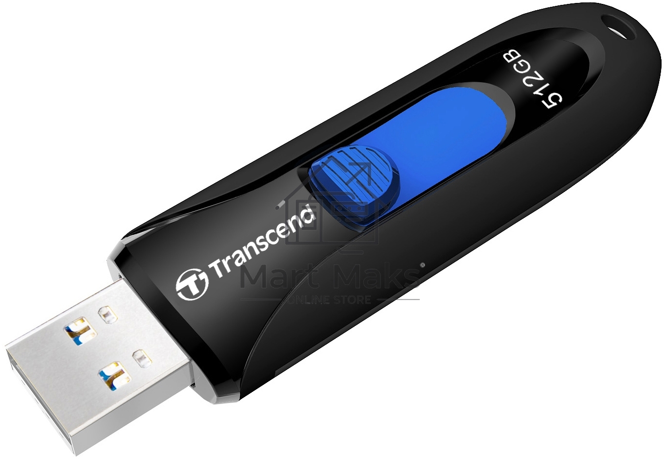 Флешка USB R/W R/W Transcend 512Gb Jetflash 790 TS512GJF790K USB3.0 черный
