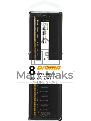 Оперативная память Digma, DDR4, 8GB (1x8 GB), 2666 MHz, CL19