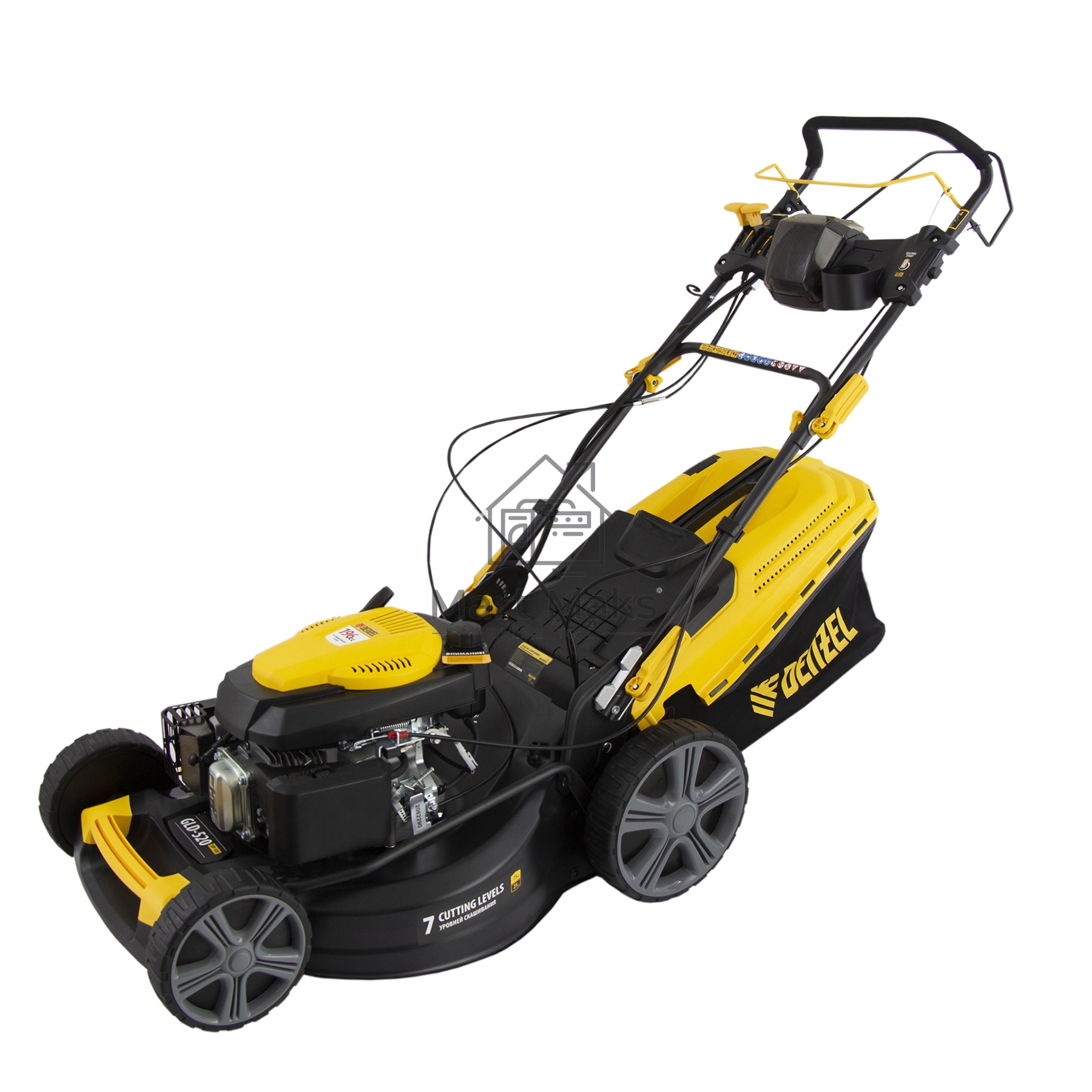 Газонокосилка бензиновая Denzel GLD-520SP-VE, 6,5 л.с.
