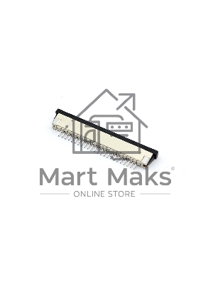 Разъем FPC  Half Coverage Bottom Contact 1.0K-BX-24PWB 24 pin высота 2мм шаг 1мм