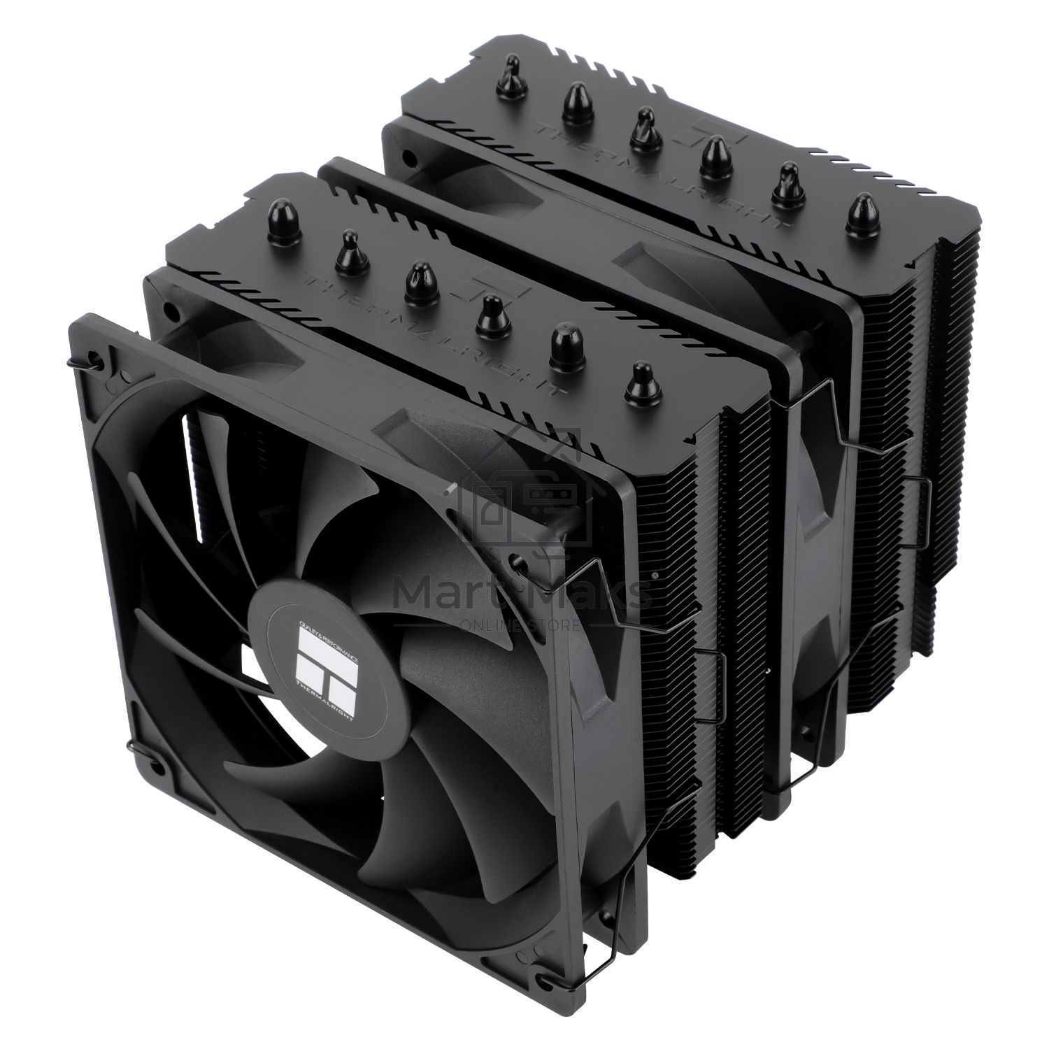 Устройство охлаждения(кулер) Thermalright Peerless Assassin 120 SE Soc-AM5/AM4/1200/1700/1851 черный 4-pin 25.6dB Al+Cu 730gr Ret (PA120-SE)
