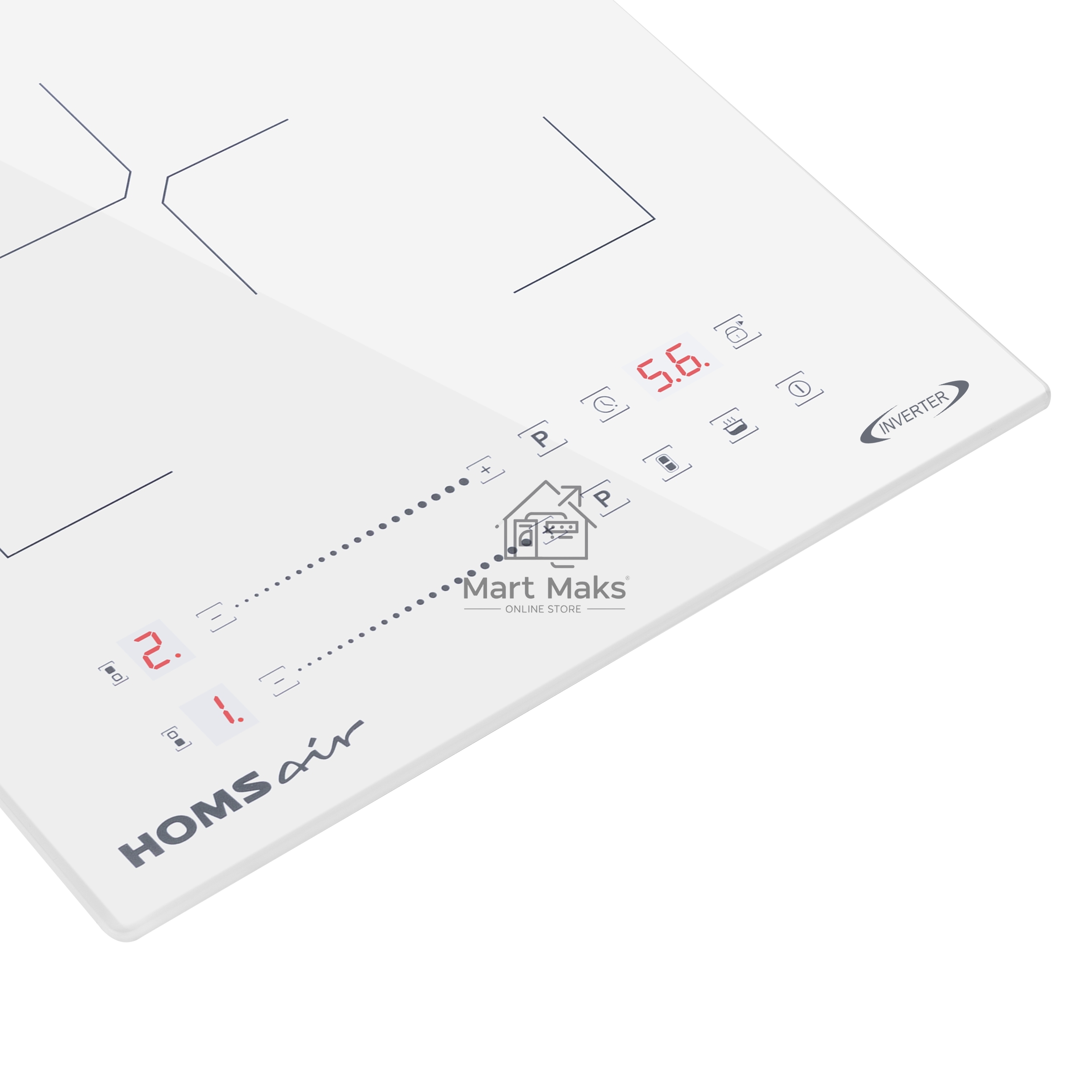 Индукционная варочная панель HOMSair HIC32SWH Inverter, белый
