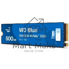 Накопитель SSD WD Blue SN5000, 500Gb, PCIe 4.0 x4, M.2 2280, NVMe, R/W 5000/4000