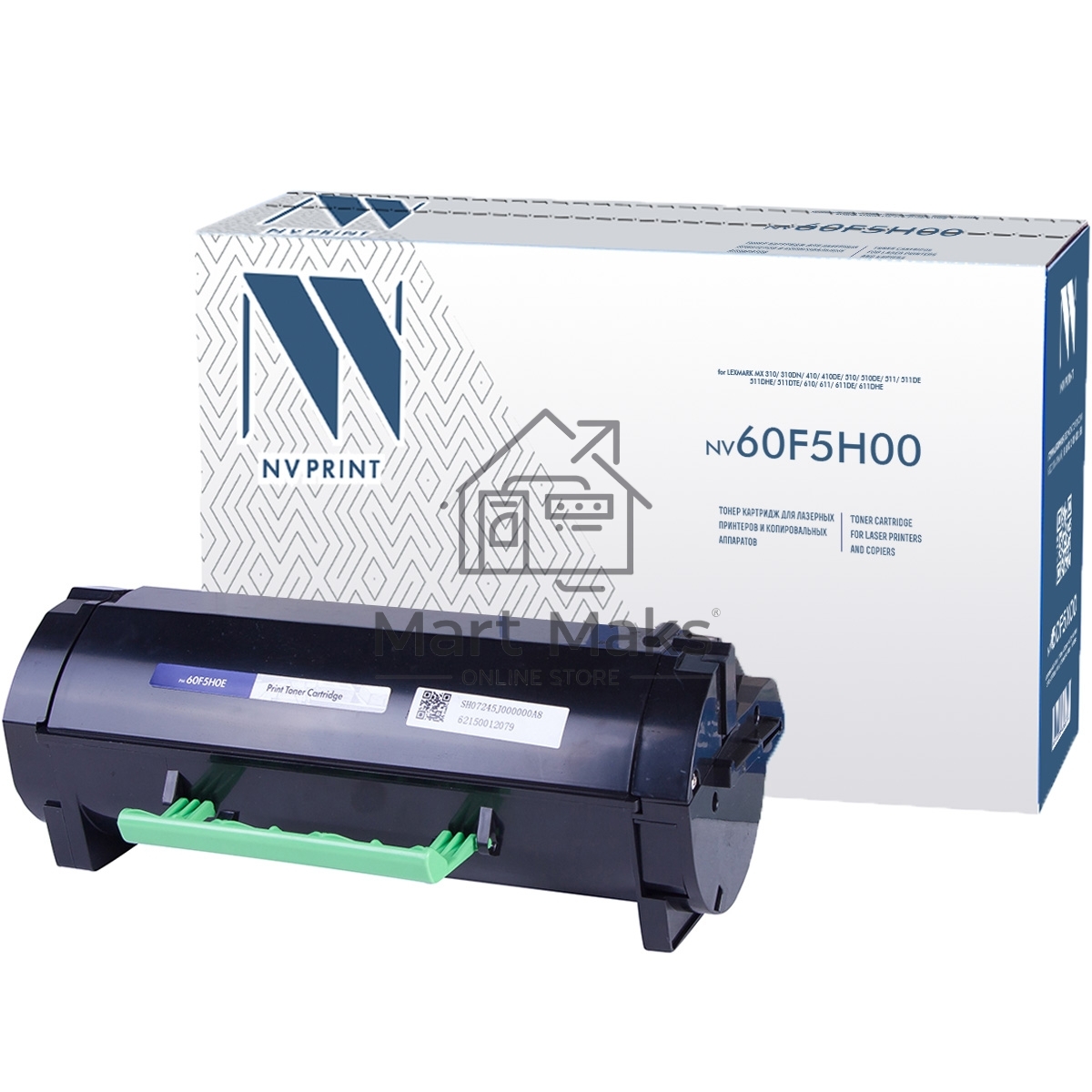 Картридж NVPrint совместимый 60F5H00 для Lexmark MX310dn/MX410de/MX510de/ MX511dte/ MX611dhe/ MX611de/