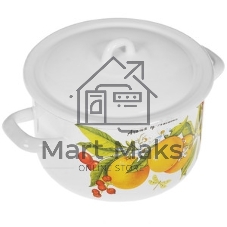 Кастрюля Лысьвенские эмали 1 л С-1607АП/4 Итальянская кухня