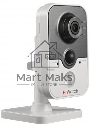 Видеокамера IP Hikvision HiWatch DS-I214 4-4мм цветная корп.:белый