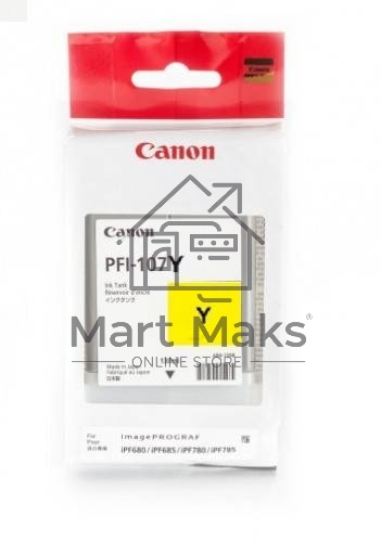 Картридж струйный Canon PFI-107Y (6708B001) желтый (130 мл) для Canon iP F680/685/780/785