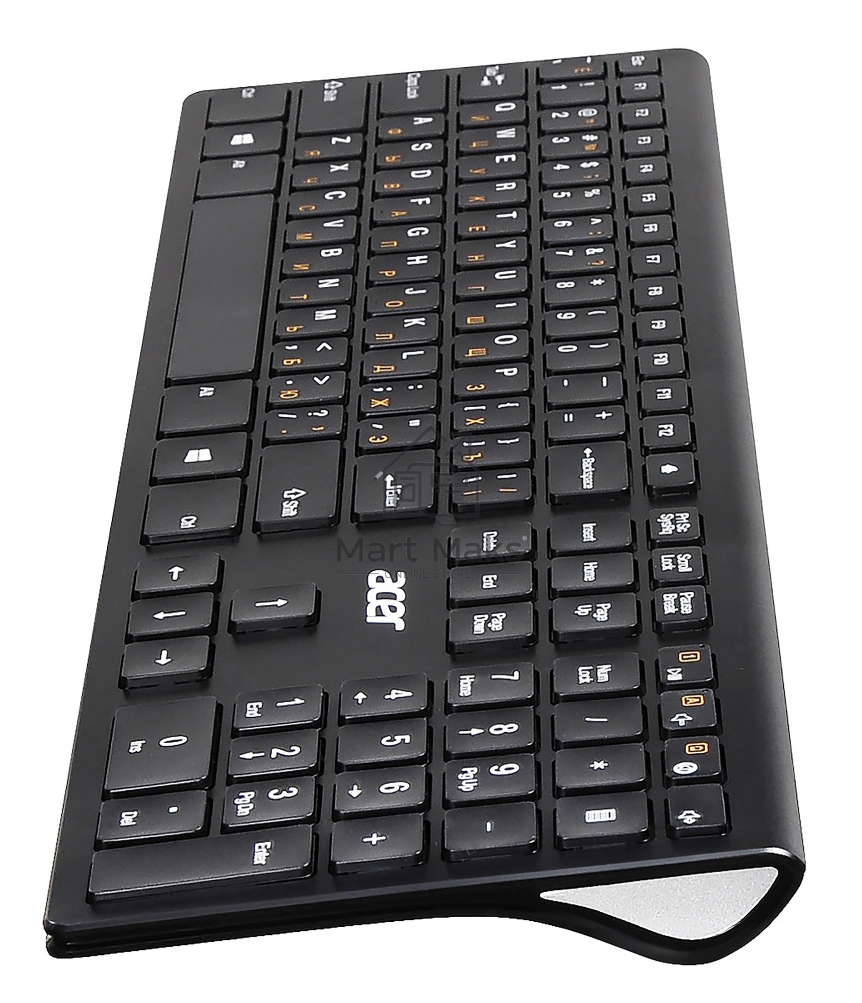 Клавиатура Acer OKR020 беспроводная, USB, Радиоканал, черный