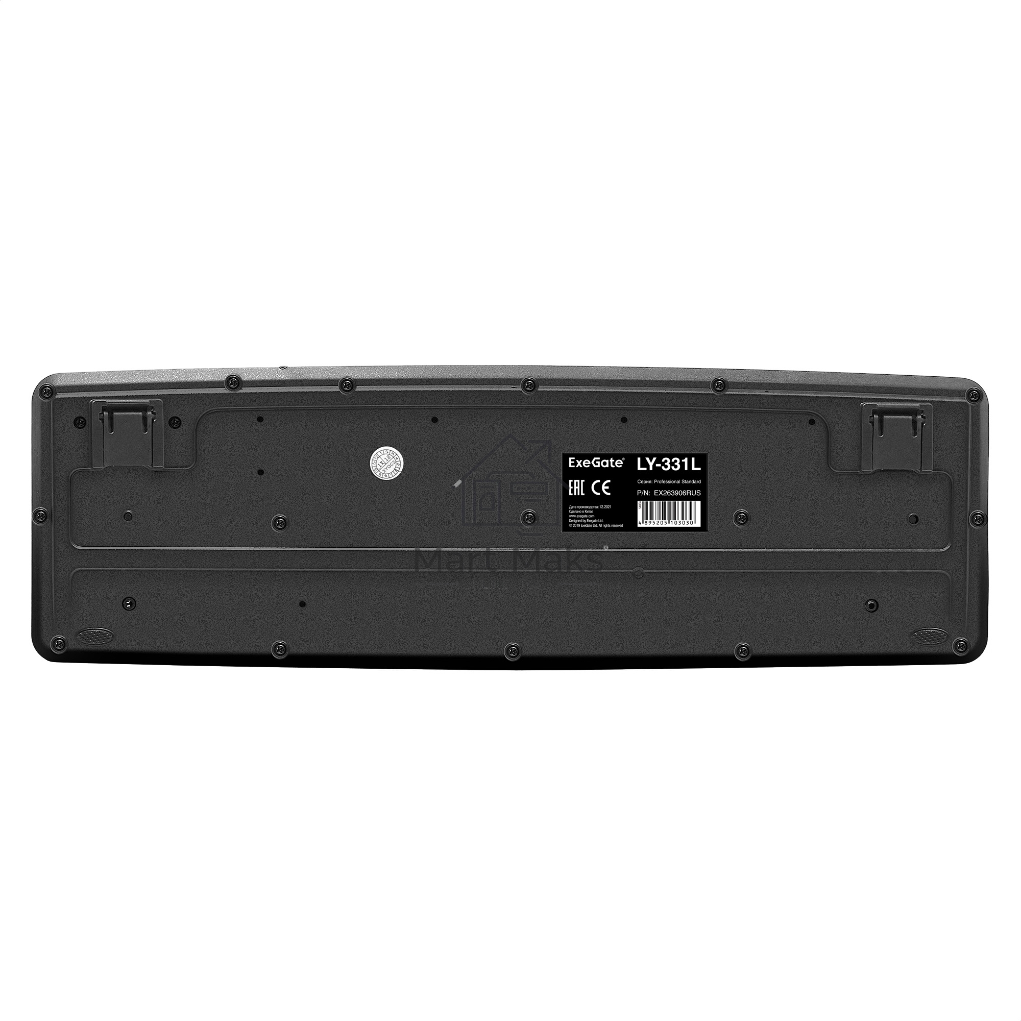 Клавиатура ExeGate LY-331L (EX279940RUS) проводная, USB, черный