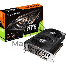 Видеокарта GIGABYTE GV-N3060WF2OC-12GD (V2.0), 12GB GDDR6, 192 bit, 2xDisplayPort, 2xHDMI, GPU 1320 MHz