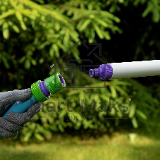 Соединитель пластмассовый быстросъемный для шланга Palisad 3/4