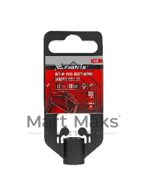 Бур по бетону Matrix, 16 х 160 мм, SDS PLUS