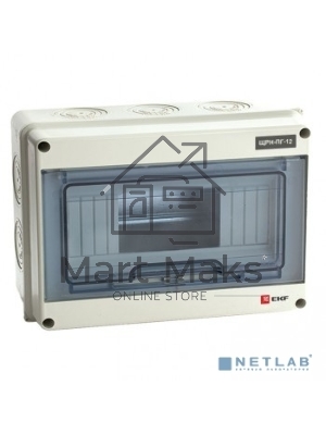 Щит EKF pb65-n-pg-12 распред. навесной ЩРН-ПГ-12 (198х254х106) IP65 EKF PROxima