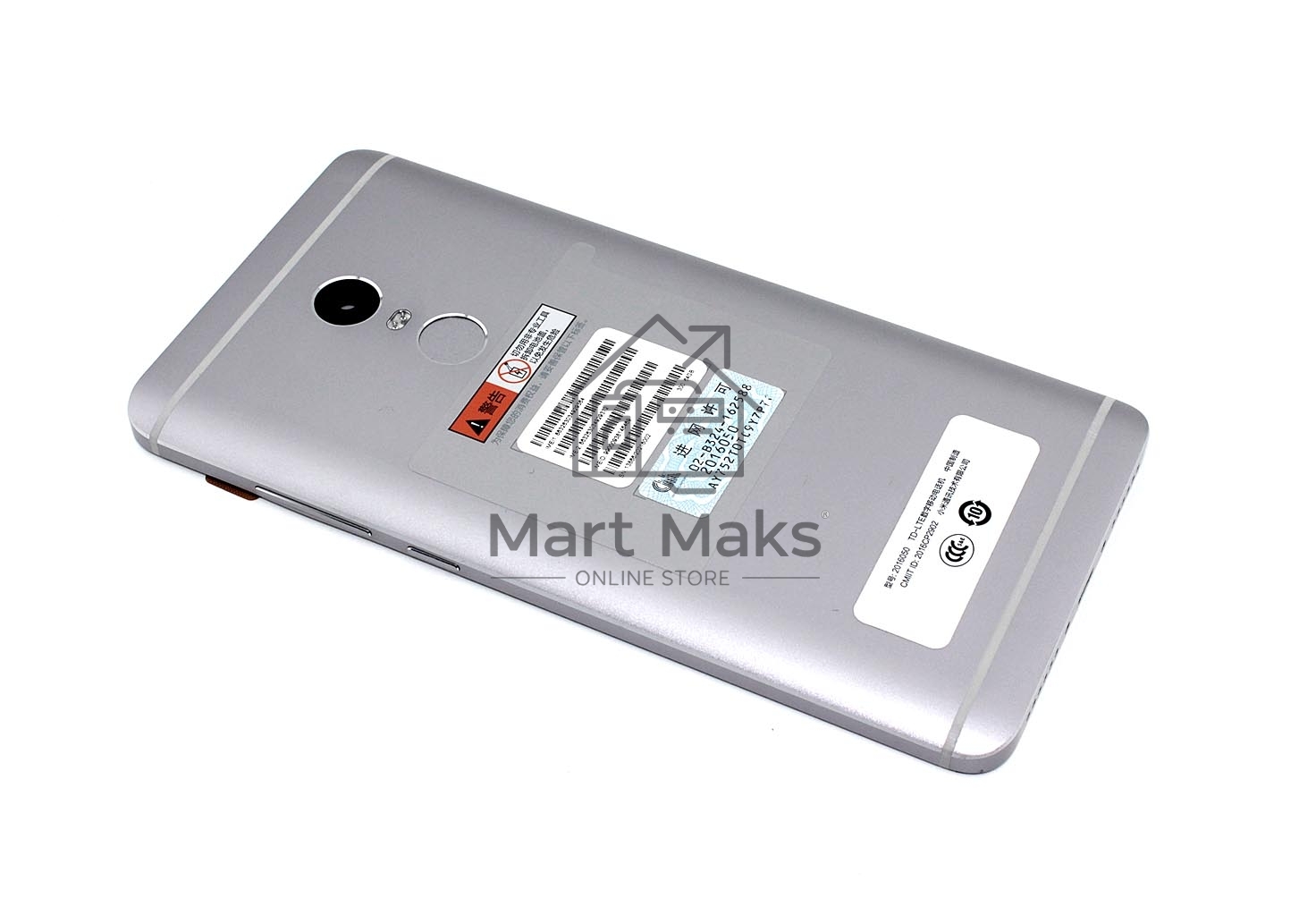 Задняя крышка для Xiaomi Redmi Note 4 серая