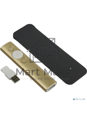 Презентер беспроводной Logitech Spotlight золотистый, радиоканал, USB, кнопки - 3