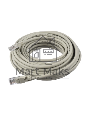 Кабель GoPower PATCH RJ-45(M)-RJ-45(M) 00-00029039 20M GREY