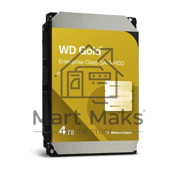 Жесткий диск WD SATA-III 4TB WD4004FRYZ Desktop Gold 512E (7200rpm) 256Mb 3.5