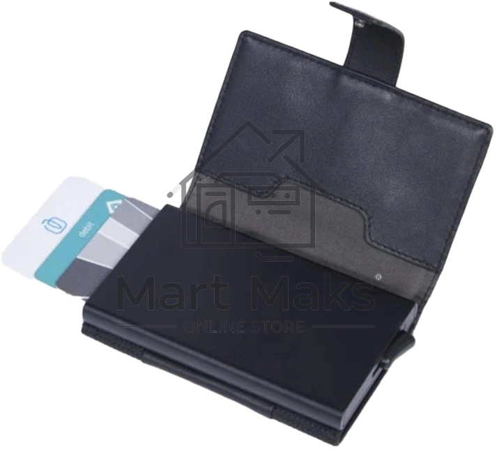 Чехол для кредитных карт Piquadro S137 PP5649S137R/N черный металл