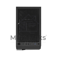 Компьютерный корпус Miditower ExeGate EVO-5001A-600NPX (ATX, БП 600NPX с вент. 12 см, 2хUSB+1хUSB 3.0+HD Audio, черный, 3 вент.12см с RGb подсветкой, боковая панель - закаленное стекло)