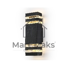 Светильник Ambrella light ST2574/2 BK/CL черный/прозрачный IP54 GU10/2 max 35W 310*110*65