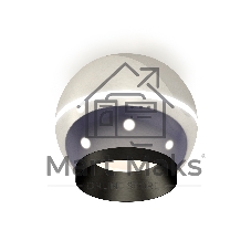 Светильник Ambrella Light XS1104001 PSL/PBK серебро полированное/черный полированный MR16 GU5.3 LED 3W 4200K (C1104, N7031)