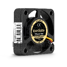 Вентилятор корпусной ExeGate ExtraPower EP04010B3P, 40x40 мм, 7800 об/мин, 38 дБ, 3 pin, без подсветки