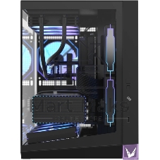 Корпус Formula Crystal Z4M черный без БП mATX 9x120mm 1xUSB3.0 audio bott PSU