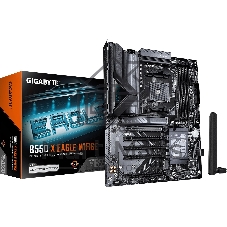 Материнская плата Gigabyte B550 X EAGLE WIFI6E, AM4, AMD B550, 4xDDR4, 4xSATA 6Gb/s, 2xM.2, 1xPCIe 4.0 x16, 4xPCIe 3.0 x1, 1xHDMI, 1x 2.5Gb LAN, 4xUSB 2.0, 3xUSB 3.2 Gen 1, 1xUSB 3.2 Gen 2, 1xUSB Type-C, 3x3.5 мм, 7.1, ATX