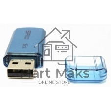 Флешка USB Silicon Power Helios 101 (SP016GBUF2101V1B), 16Gb, USB 2.0, Type-A, R/W 18/12, голубой