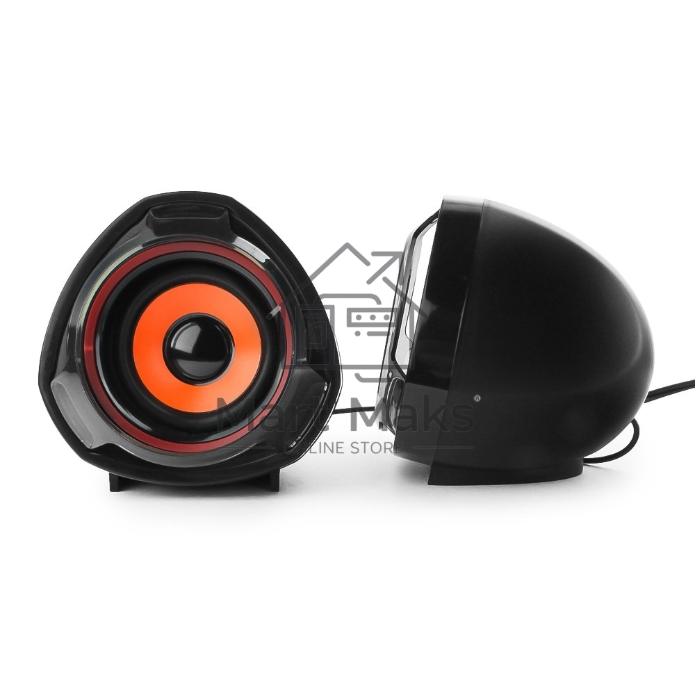 Колонки Акустич. система 2.0 Gembird SPK-105, черный, 5 Вт, регулятор громкости, USB-питание