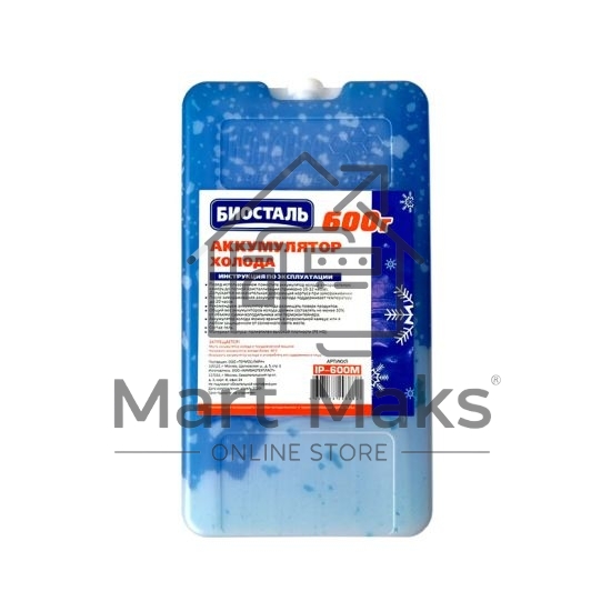 Аккумулятор холода 600 гр. (BIOSTAL) IP-600M