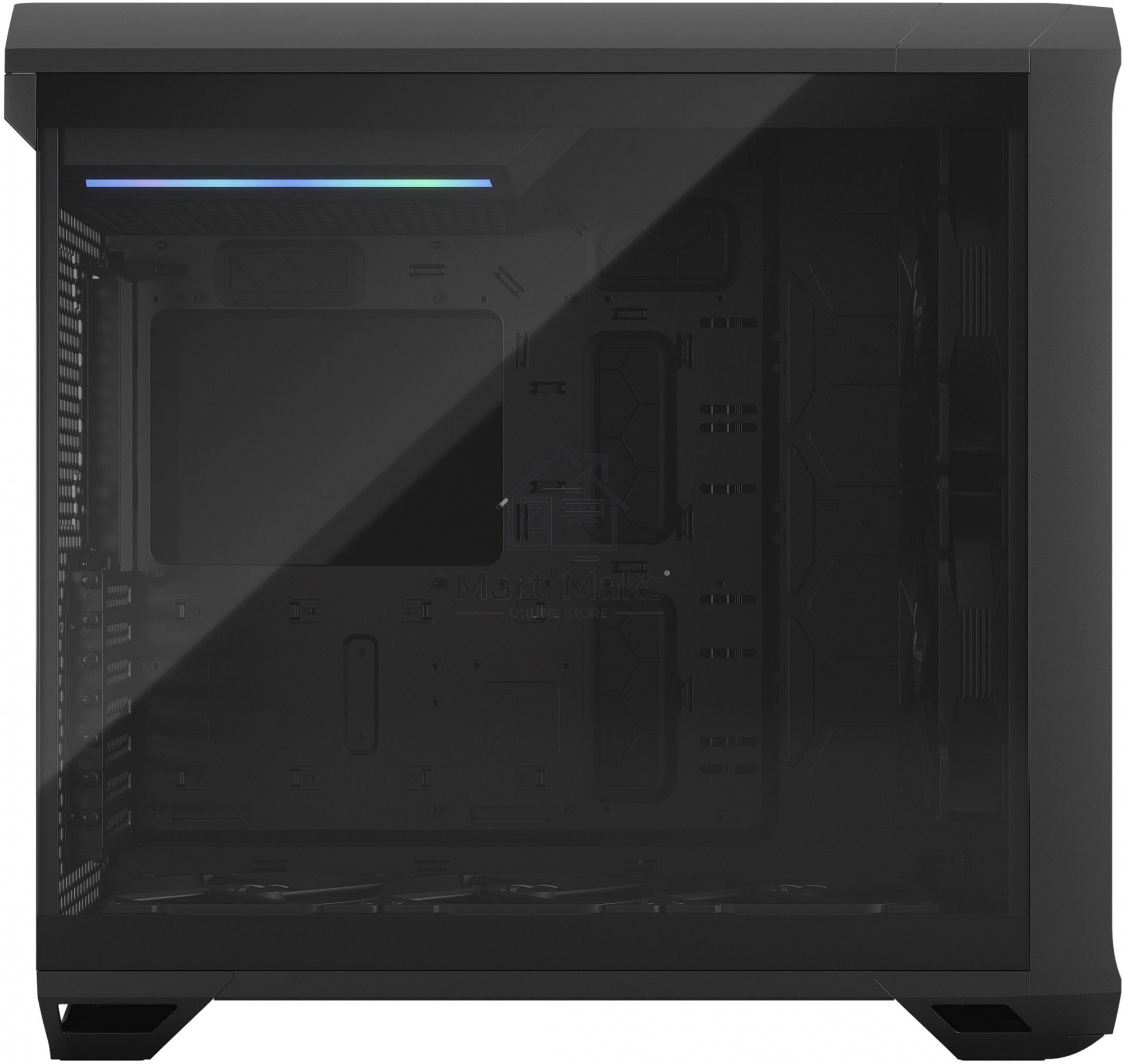Компьютерный корпус Fractal Design Torrent Black TG Light Tint / E-ATX, TG, 2x3.5, 4x2.5, 7xPCI, 1xUSB-C, 2xUSB3.0 / 2x180mm, 3x140mm fans inc. / FD-C-TOR1A-01