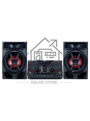 Музыкальный центр LG CK43 Мидисистема, мощность 300 Вт, DVD, FM, MP3, Воспр. с USB 2, HDMI, Bluetooth, аудиовход, Karaoke Star, Wireless Party Link