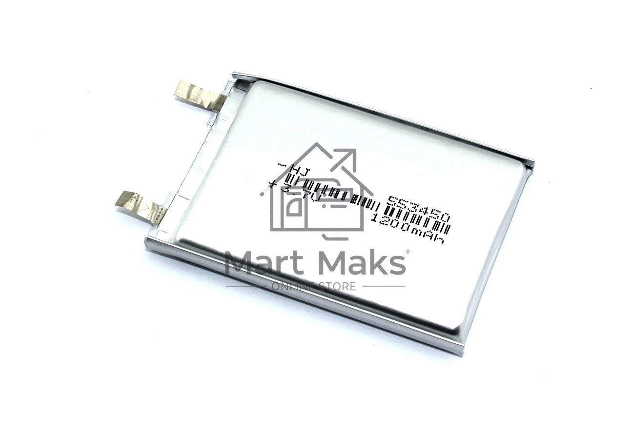 Аккумулятор Li-Pol (батарея) 553450 3.7V 1200mAh