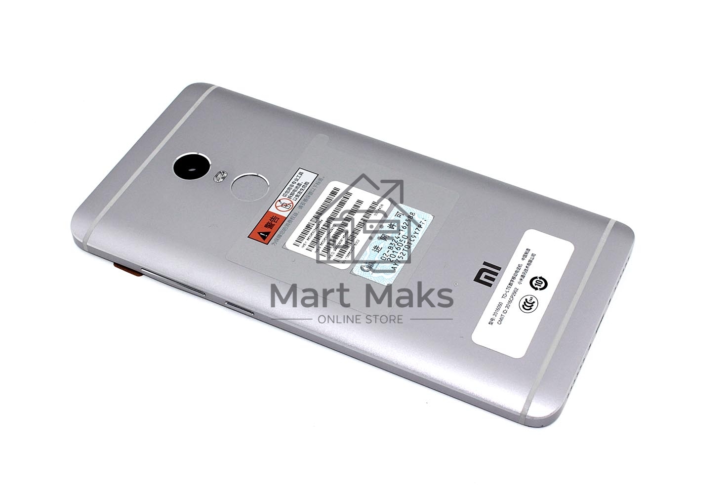 Задняя крышка для Xiaomi Redmi Note 4 серая